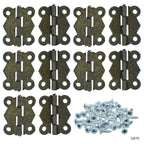 Metal Fitting Hinges Fancy Medium 10 Pcs 19X25Mm G070