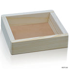 Wooden Tray 1.5 Inch Border 6X6 Inch Wdt100