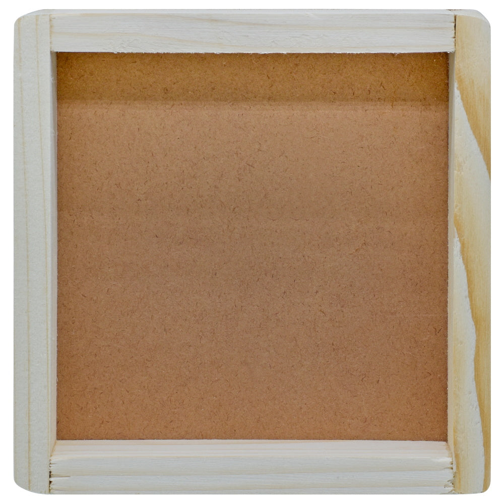 Wooden Tray 1.5 Inch Border 6X6 Inch Wdt100