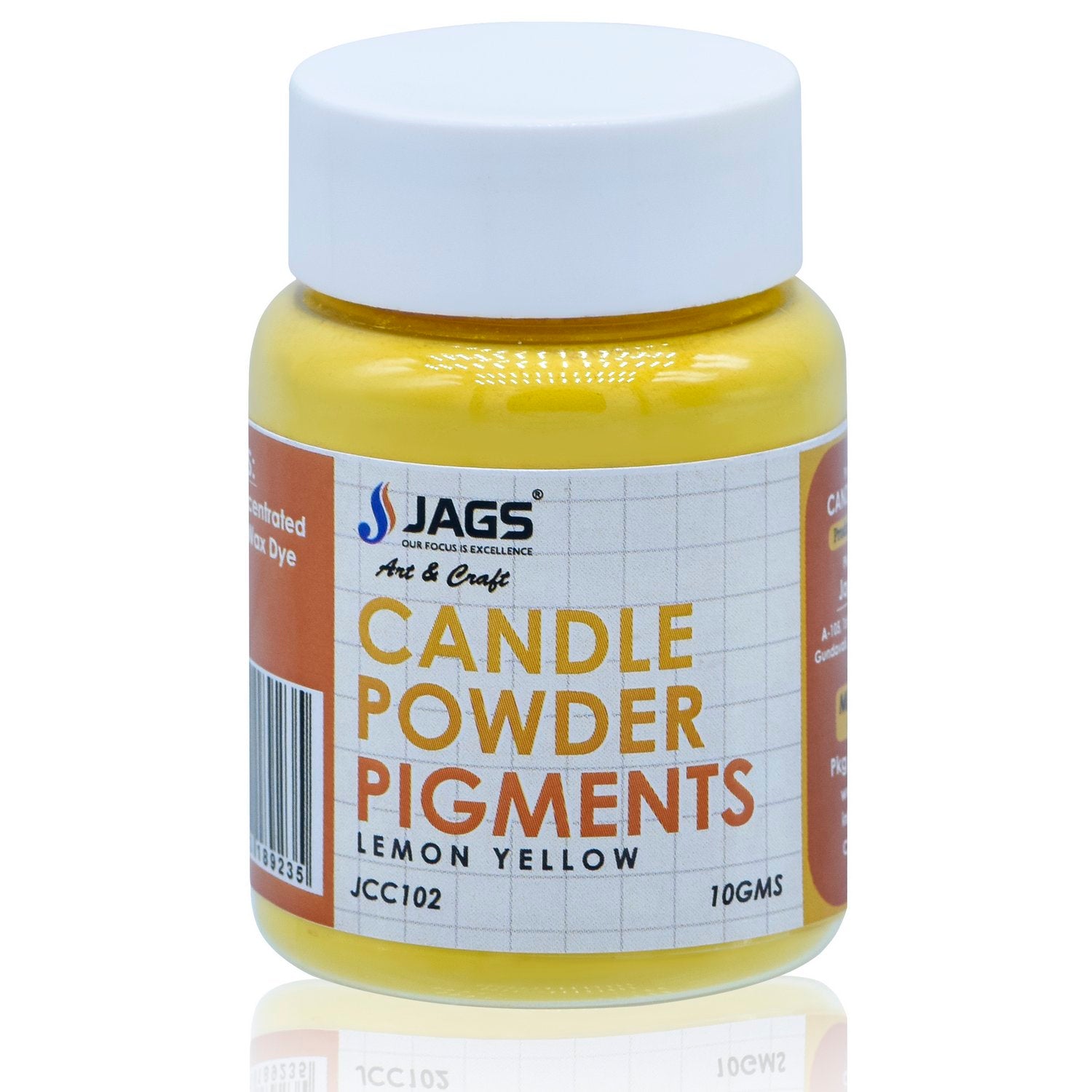 Jags Candle Color 10Gram Lemon Yellow Jcc102