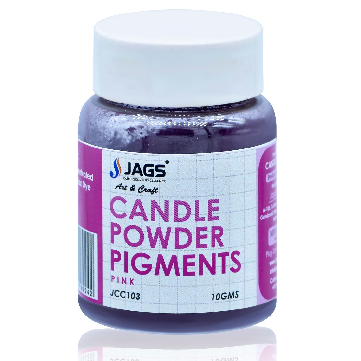 Jags Candle Color 10Gram Pink Jcc103