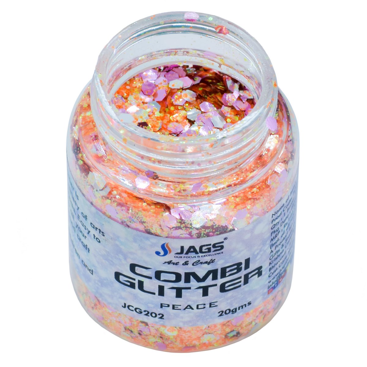 Jags Combi Glitter 20Gsm Peace Jcg202