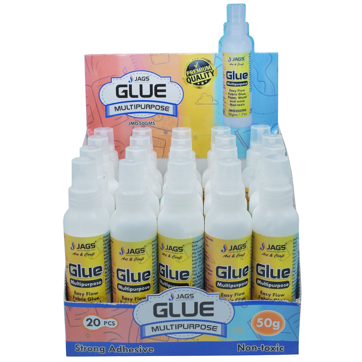 Jags Multipurpose White Glue 50Gms Jmg50Gms