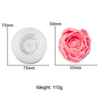 Jags Silicone Mould Rose Candel Making Jsm170