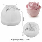 Jags Silicone Mould Rose Candel Pot And Candel Jsm36
