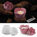 Jags Silicone Mould Rose Candel Pot And Candel Jsm36