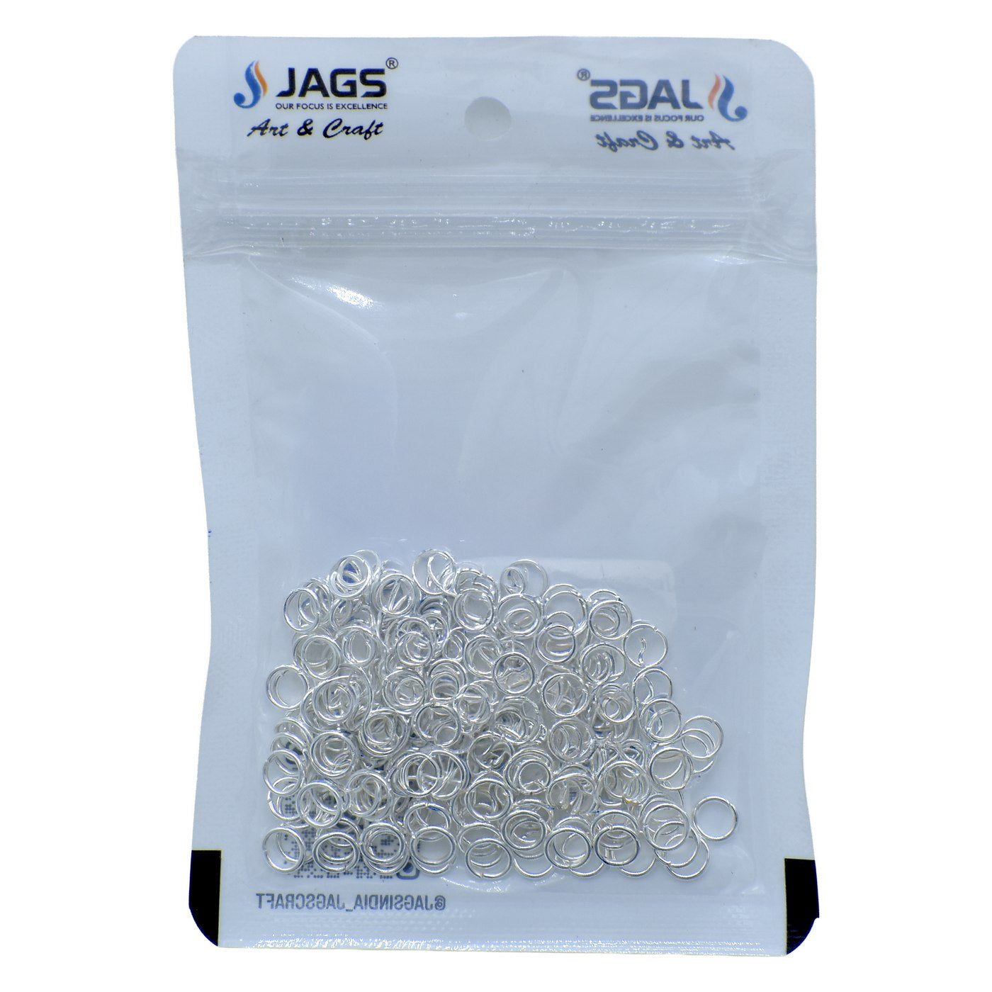 Jewellery Jump Ring Silver 20Gm 0.9X6Mm Small Qjrss03