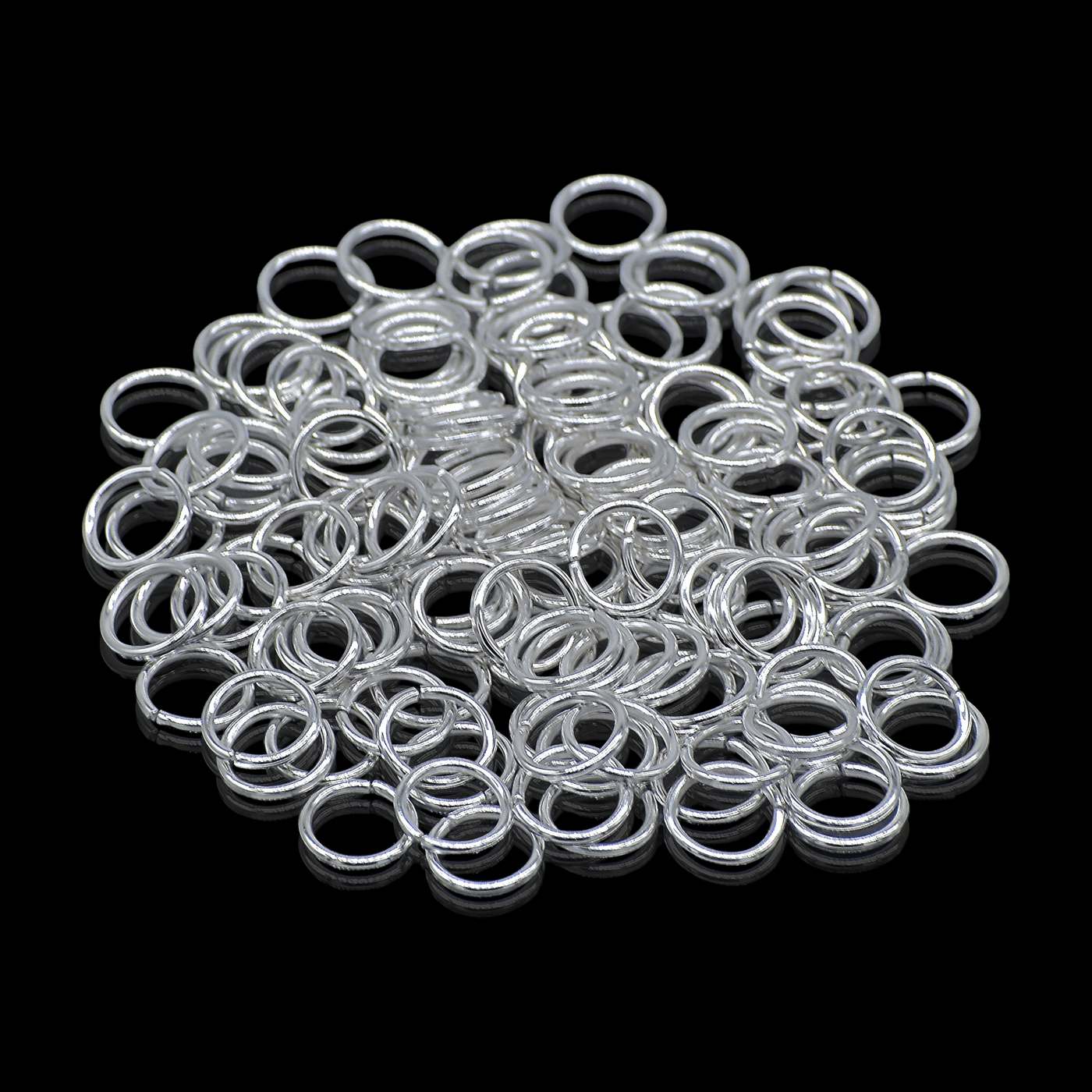 Jewellery Jump Ring Silver 20Gm 0.9X8Mm Medium Qjrss02