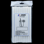 Jags Paper Straw White Plain 20Pcs 10Mm Jpsw10Mm