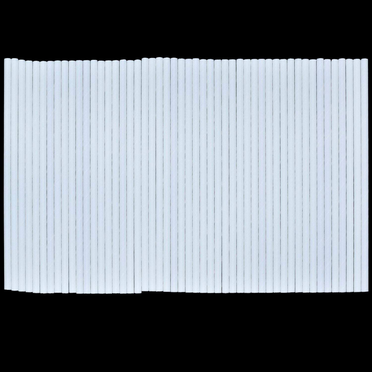 Jags Paper Straw White Plain 50Pcs 6Mm Jpsw6Mm