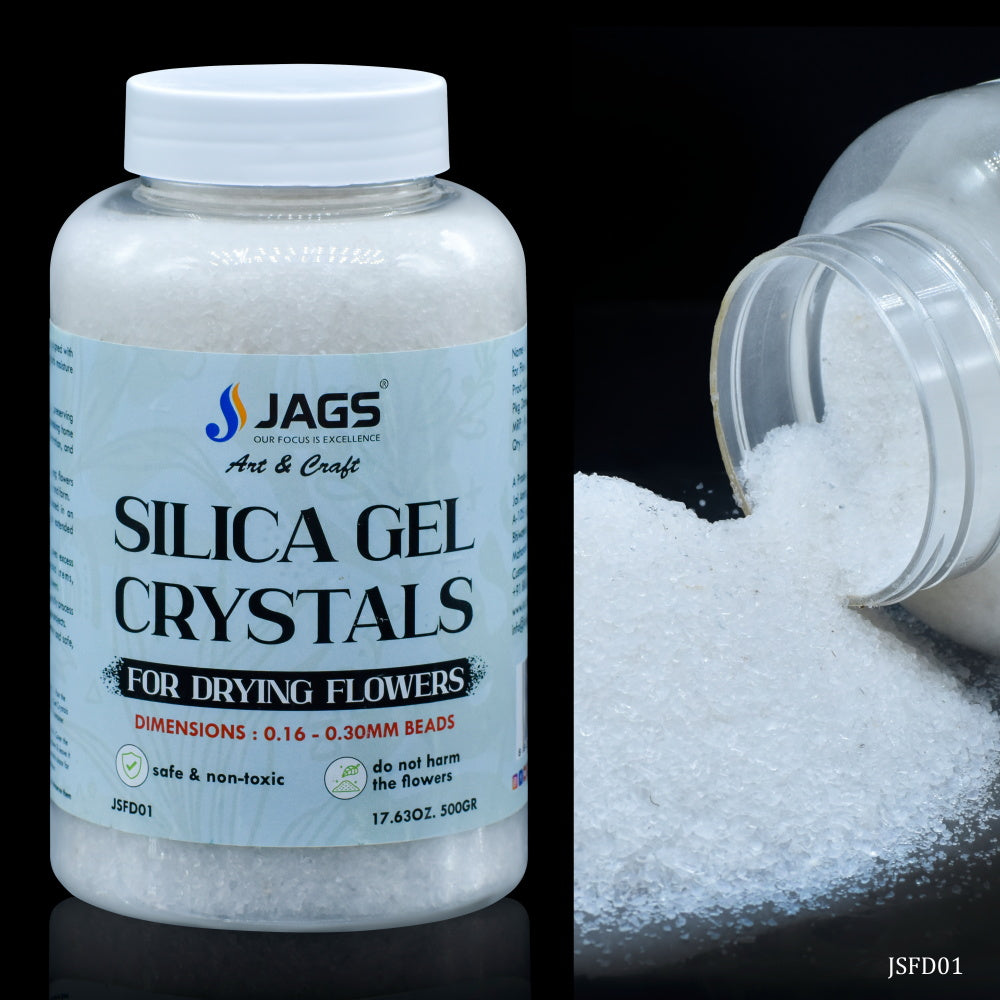 Jags Silica Flower Drying Gel 500Gms Aprox 1Mm 16X30 Jsfd01
