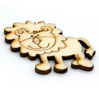 Wooden Craft Animal Design Big 6Pcs Wc-5