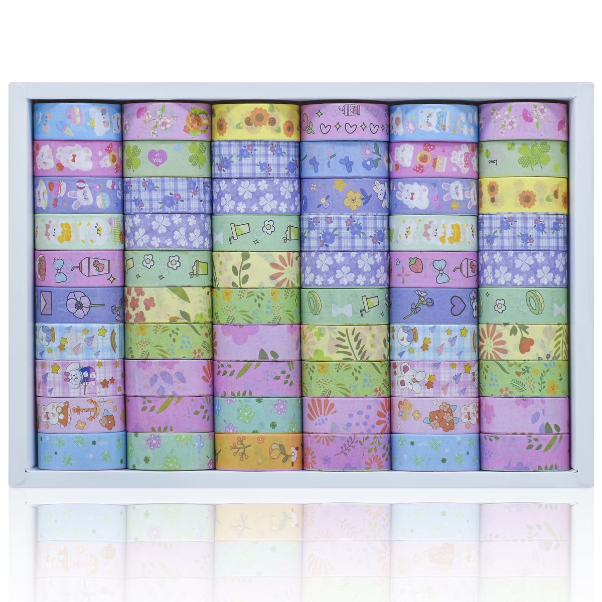 Craft Tape Washi 1.5Cm*2M 60Pcs Box Wtpc-C