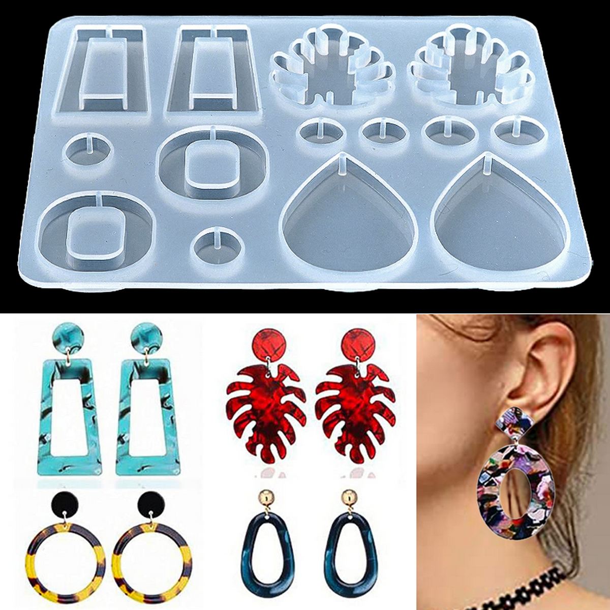 Jags Silicone Mould Earring Design Jsm59