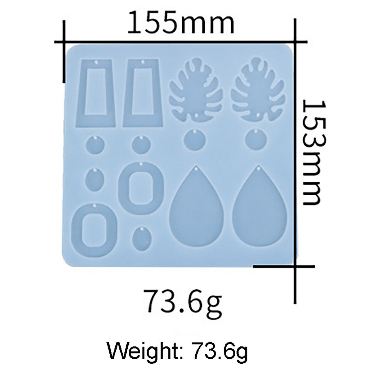 Jags Silicone Mould Earring Design Jsm59