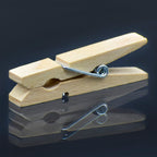 Wooden Clip 45Mm 100Pcs Big White 100P45Mmw