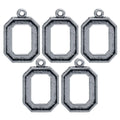 Metal Craft Fitting 5 Pics Rectangle Mc-4364