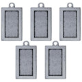 Metal Craft Fitting 5 Pics Rectangle Mc-2386