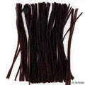 Jags Pipe Cleaner 100Pcs Dark Brown Fs-Mtdbn