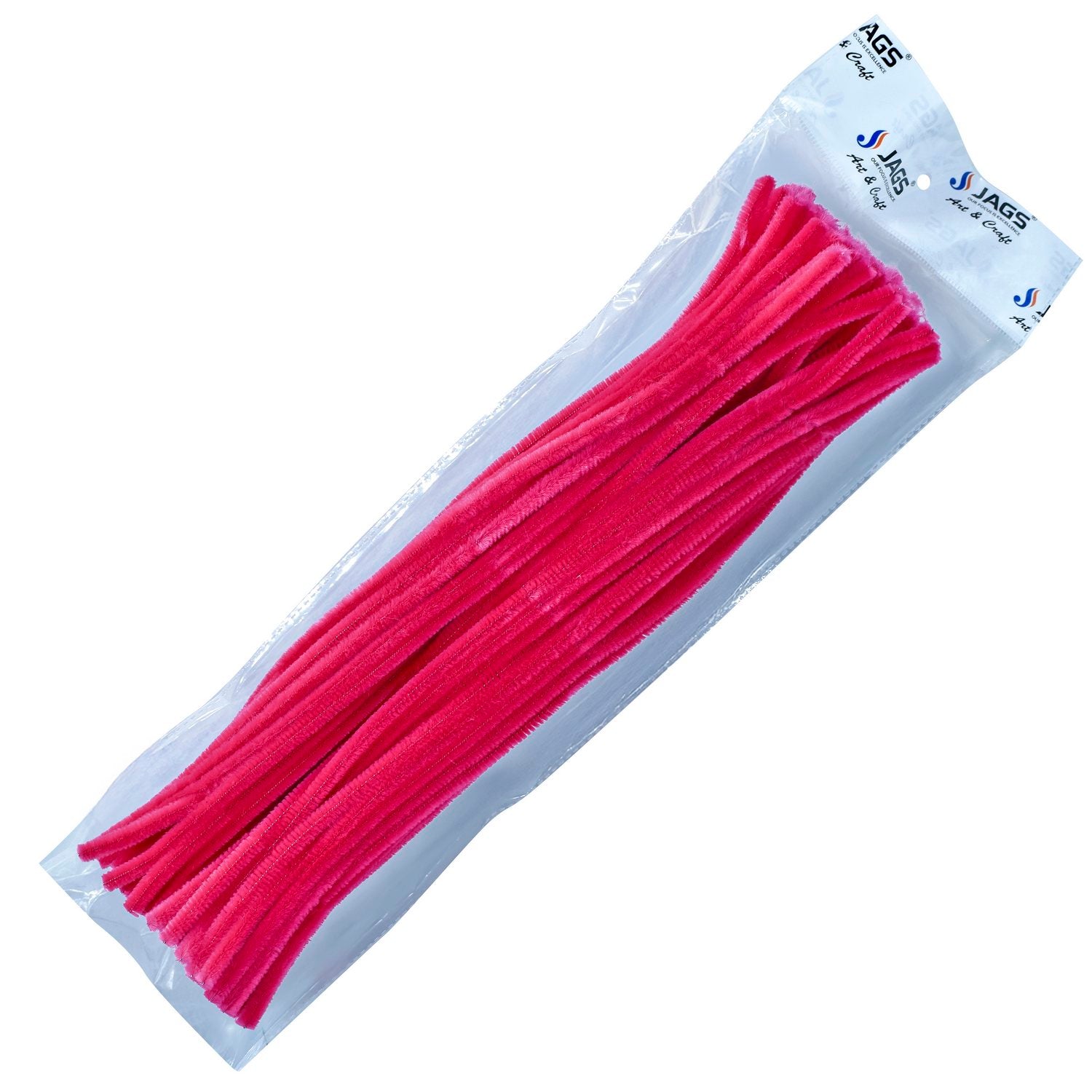 Jags Pipe Cleaner 100Pcs Pink Fs-Mtpk