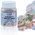 Jags Craft Sequins Multi Colour 20Gms Star 5Mm Jdsm12