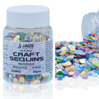 Jags Craft Sequins Multi Colour 20Gms Round 4Mm Jdsm02