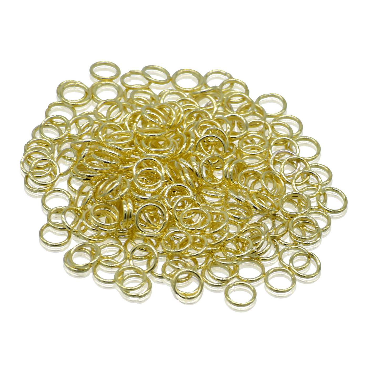 Jewellery Jump Ring Gold 20Gm 0.9X6Mm Small Qjrgg03