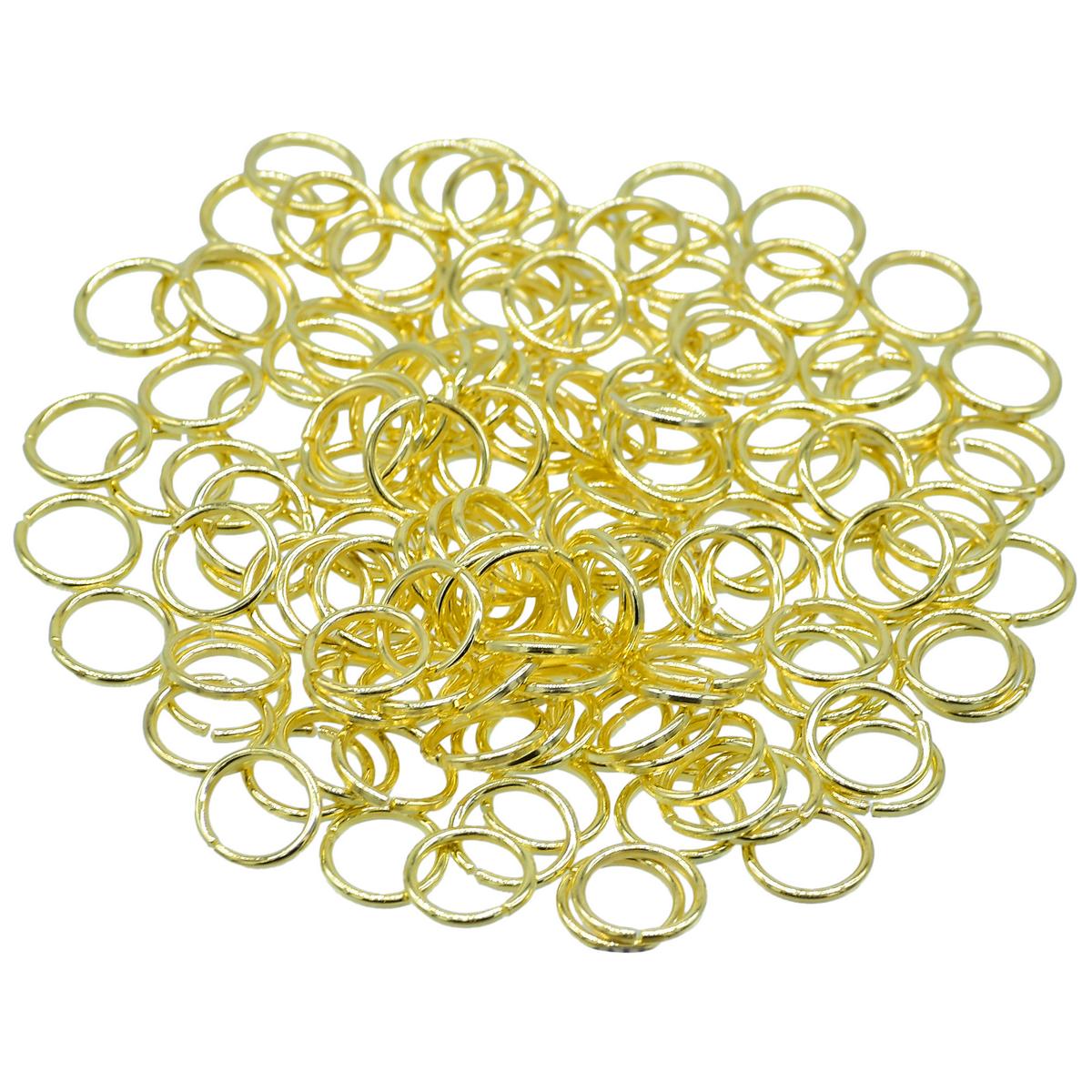 Jewellery Jump Ring Gold 20Gm 0.9X8Mm Medium Qjrgg02