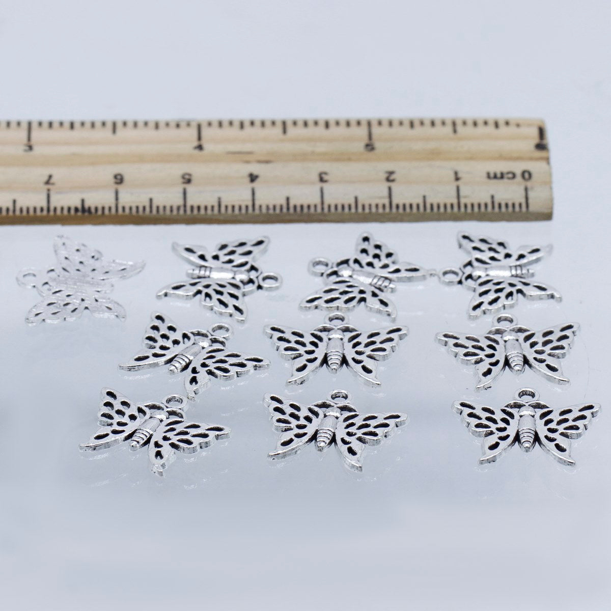 Metal Craft Fitting 10 Pics Butterfly Mc-3152