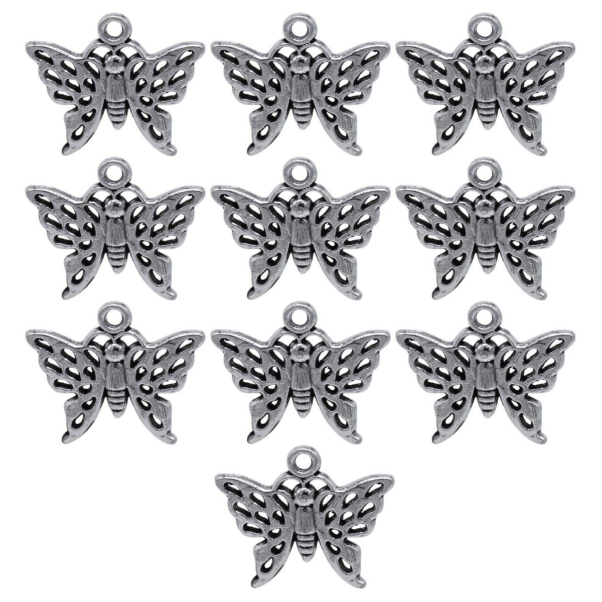 Metal Craft Fitting 10 Pics Butterfly Mc-3152