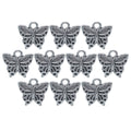 Metal Craft Fitting 10 Pics Butterfly Mc-3938