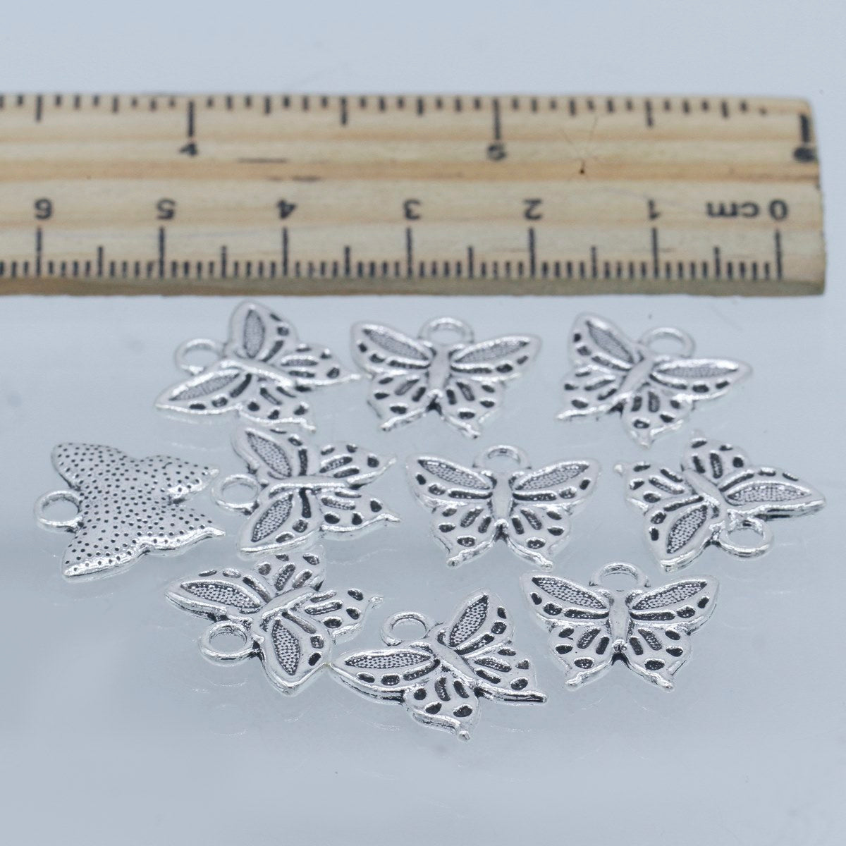 Metal Craft Fitting 10 Pics Butterfly Mc-3938