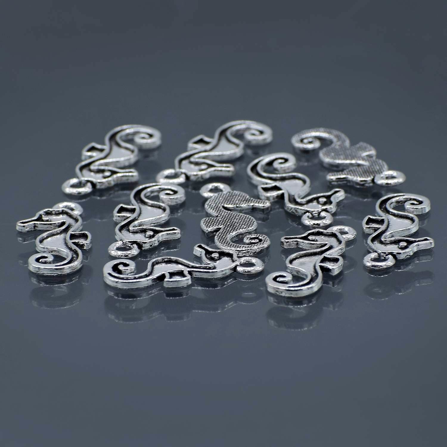 Metal Craft Fitting 10 Pics Sea Horse Mc-3998