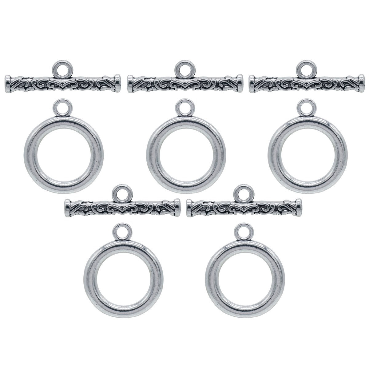 Metal Craft Fitting 5 Pics Set Toggle Clasp Mc-2065