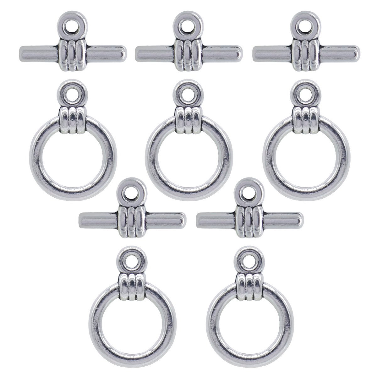 Metal Craft Fitting 5 Pics Set Toggle Clasp Mc-3507