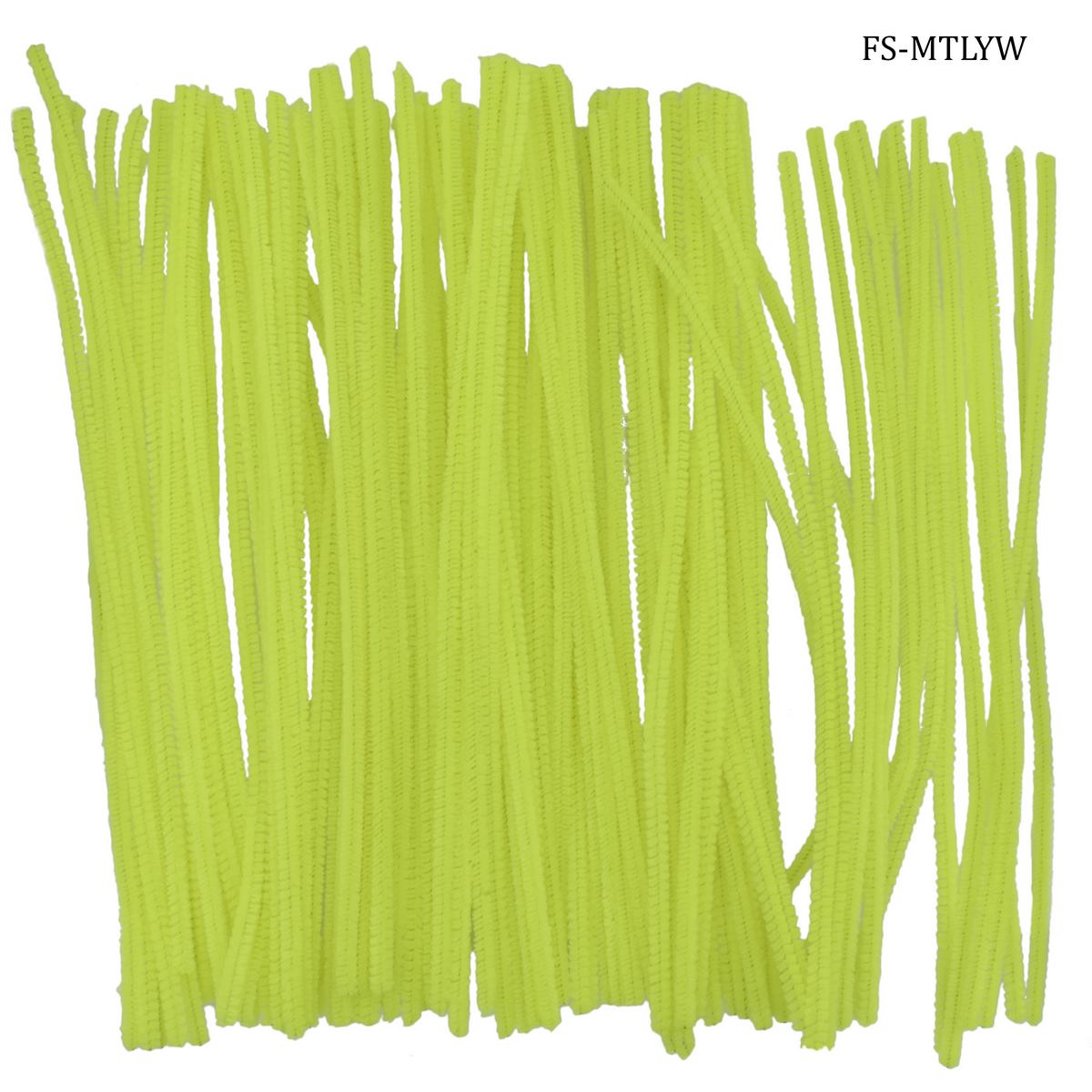 Jags Pipe Cleaner 100Pcs Light Yellow Fs-Mtlyw
