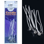 Candle Primed Wicks With Tab 5 Inch Pack OF 10Pics CPWW01