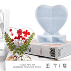 Jags Silicone Mould Heart Photo Frame With Stand JSM115