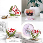 Jags Silicone Mould Heart Photo Frame With Stand JSM115