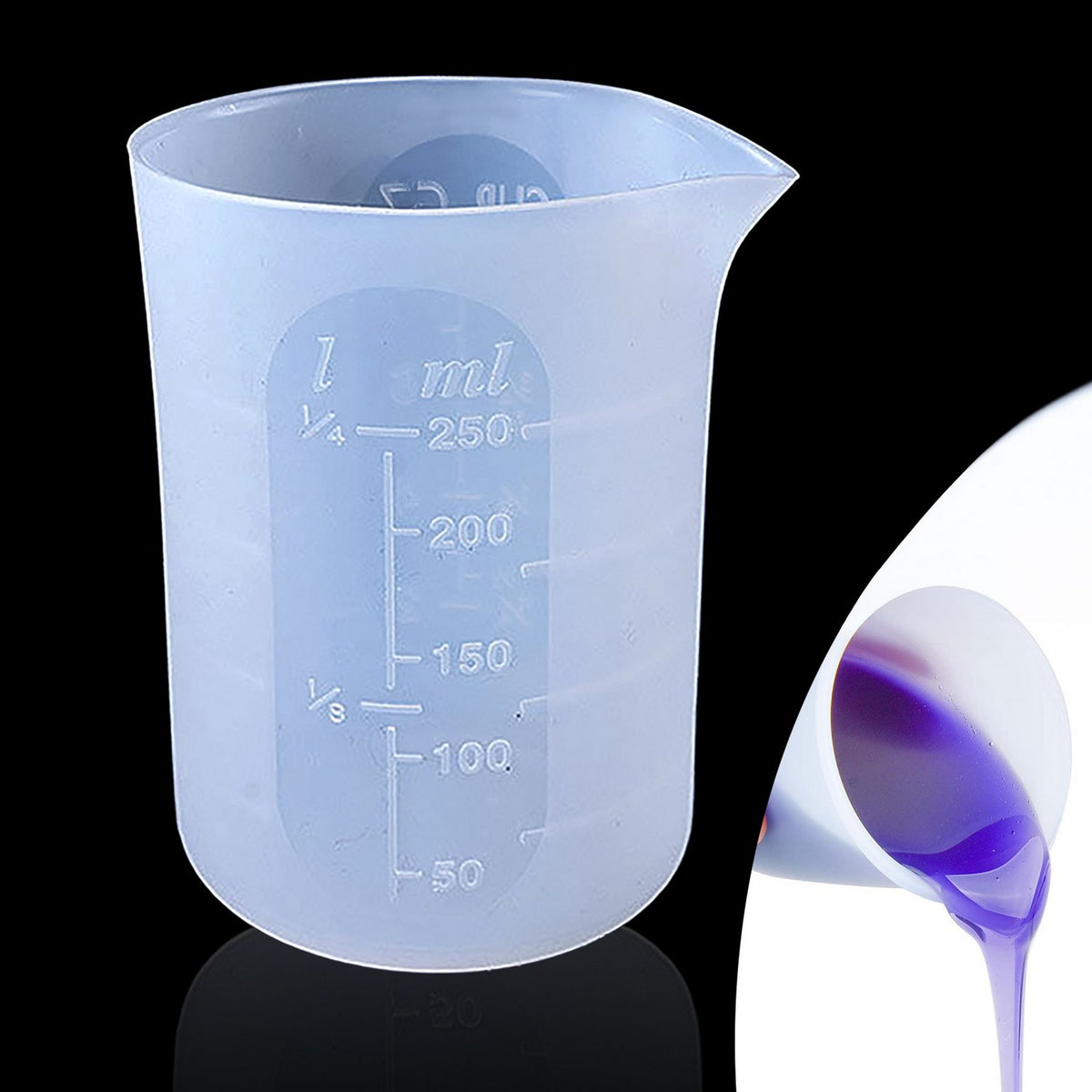 Jags Silicone Mould Measuring Cup 250ML JSM119
