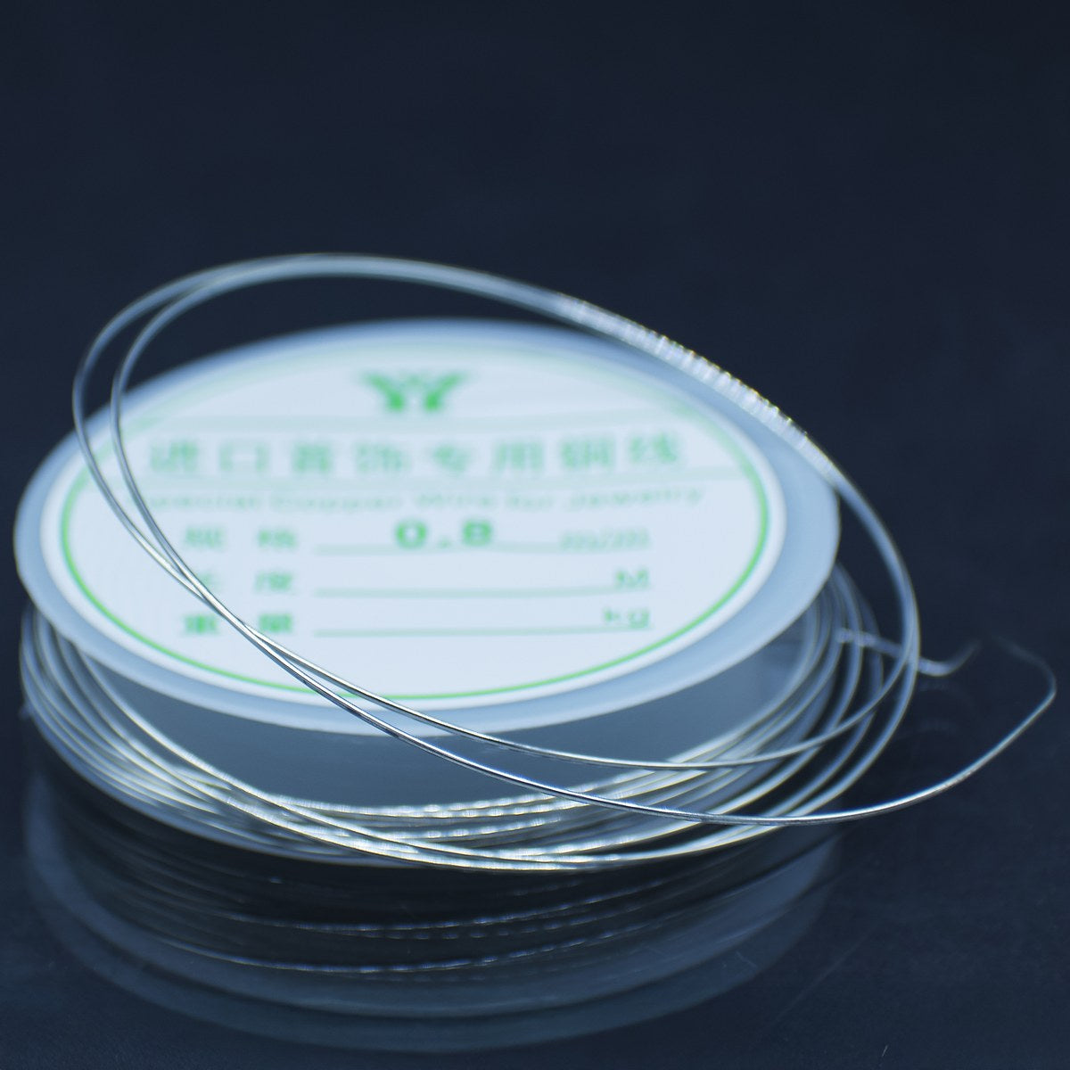 Beading Wire No 0.8MM 2.5MTR Silver BW8MS-8M