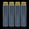 Mini Glass Bottles With Gold Cap 25ML 22X100MM 4Pc GB22X25ML