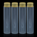 Mini Glass Bottles With Gold Cap 25ML 22X100MM 4Pc GB22X25ML