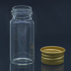 Mini Glass Bottles With Gold Cap 10ML 22X50MM 8Pcs GB22X10ML