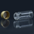 Mini Glass Bottles With Gold Cap 10ML 22X50MM 8Pcs GB22X10ML