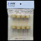 Mini Glass Bottles With Gold Cap 10ML 22X50MM 8Pcs GB22X10ML
