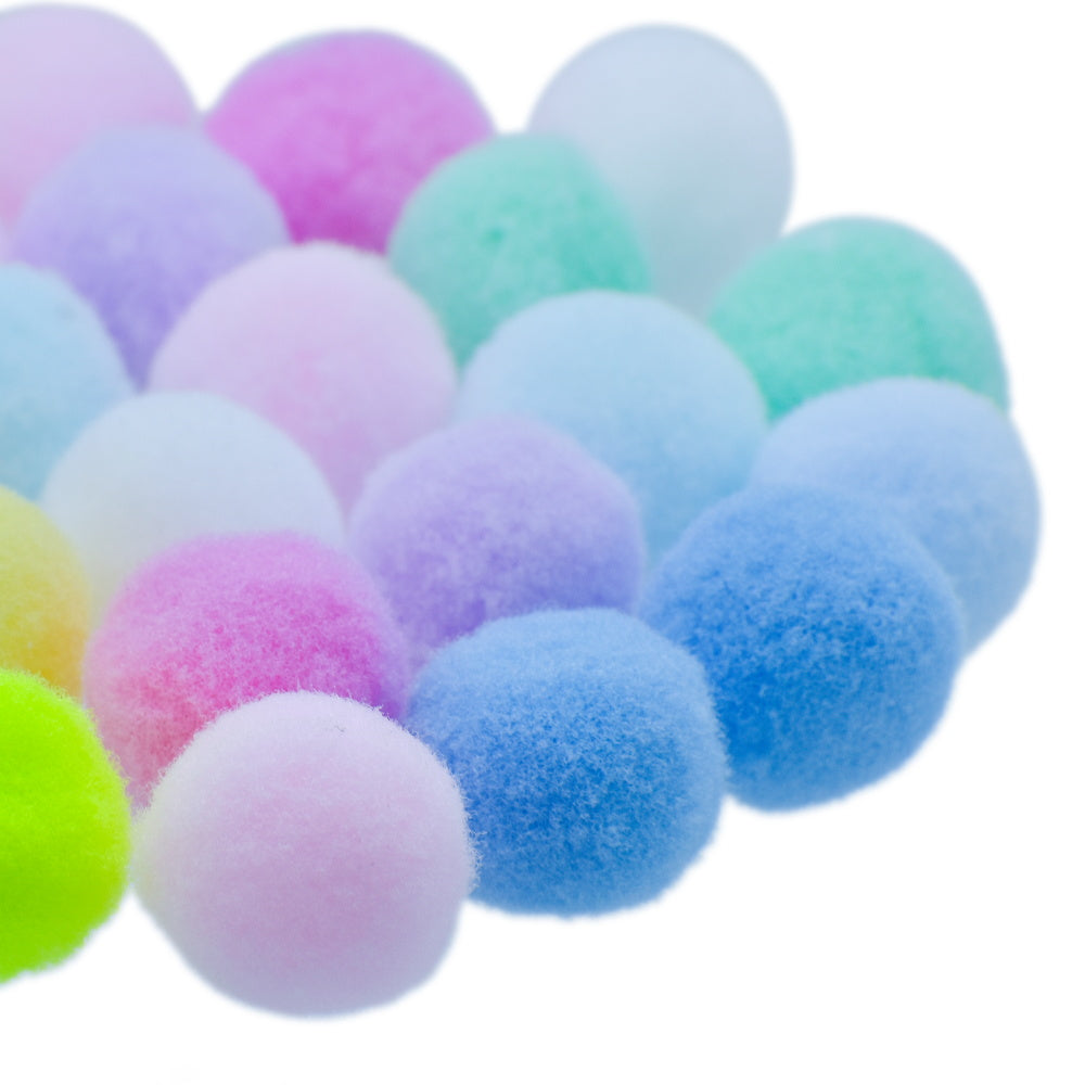 Poam Poam Ball Pastel Colors 2CM 25Pics PPB01