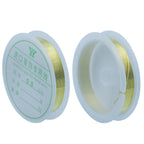 Beading Wire No 0.8MM 2.5MTR Golden Roll BW8MG-8M