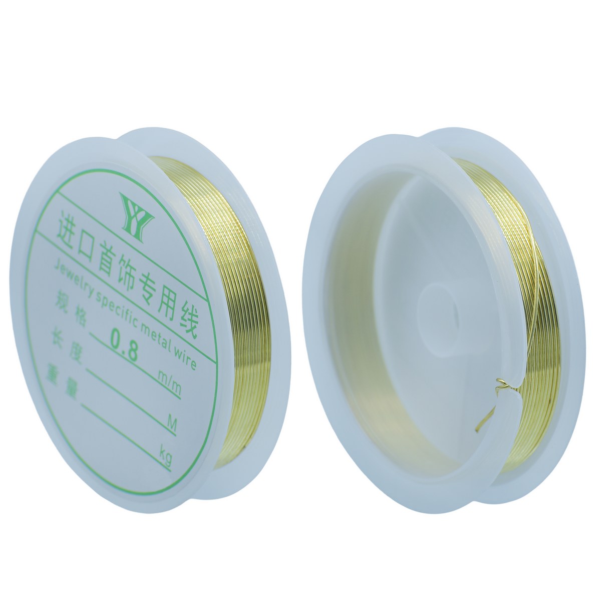 Beading Wire No 0.8MM 2.5MTR Golden Roll BW8MG-8M
