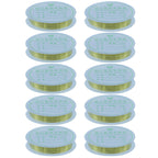 Beading Wire No 0.8MM 2.5MTR Golden Roll BW8MG-8M